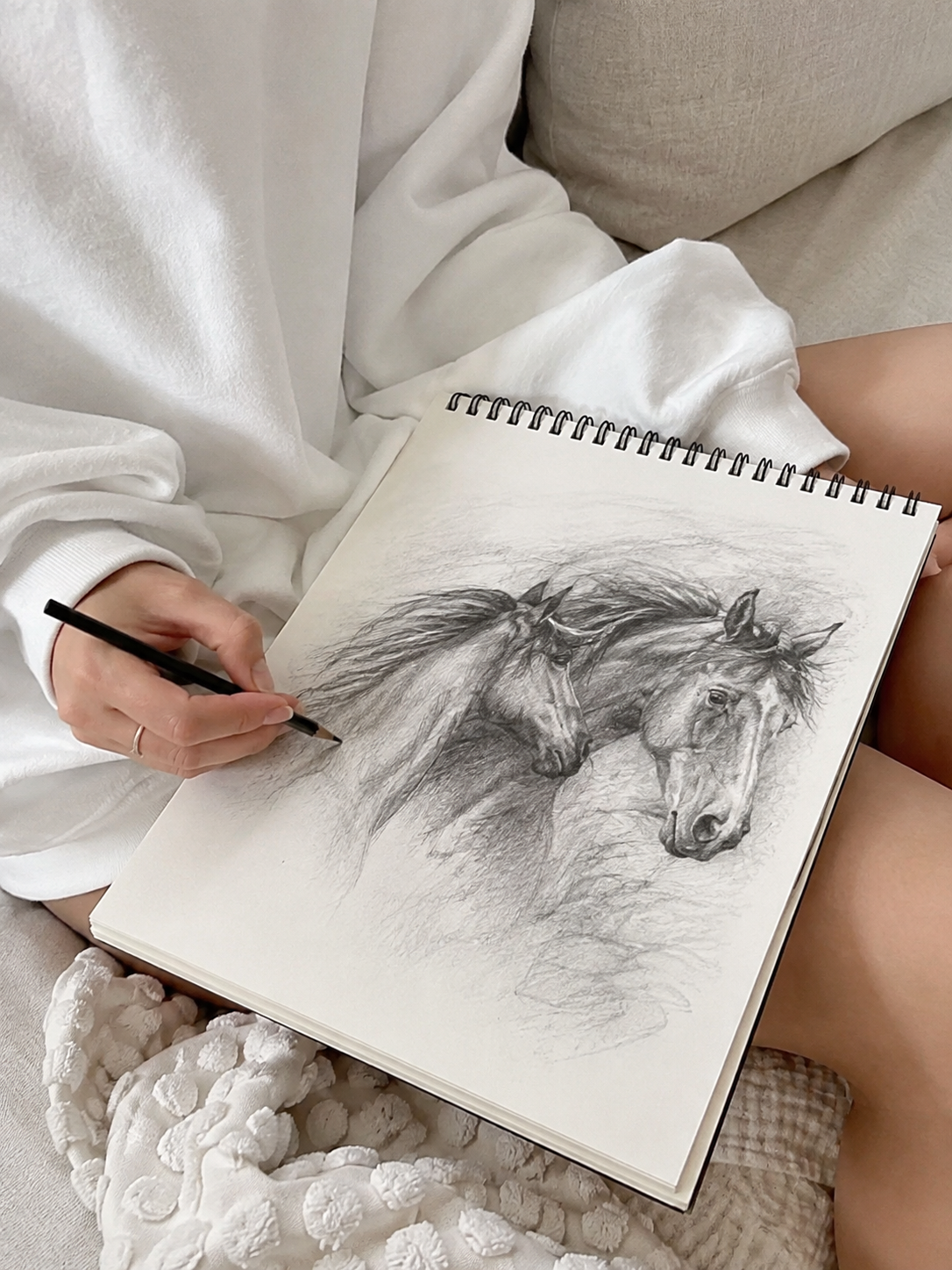 Práctica de dibujo de animales a lápiz